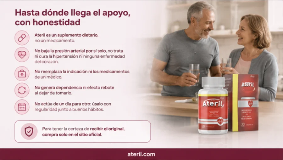 Ateril — suplemento dietario en cápsulas
